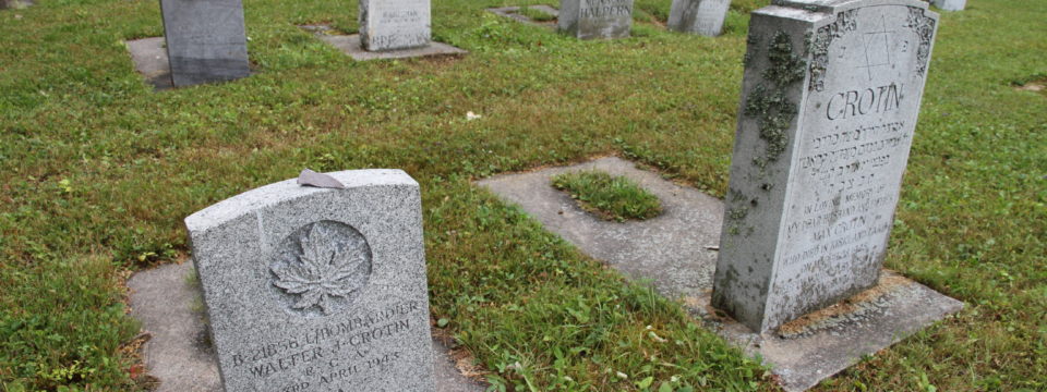 The Only Hebrew Cemetery in Northern Ontario